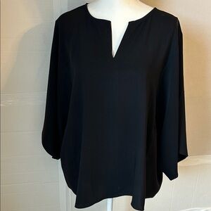 Chicos Womens V-Neck Dolman Sleeve Boxy Top. Sz 2